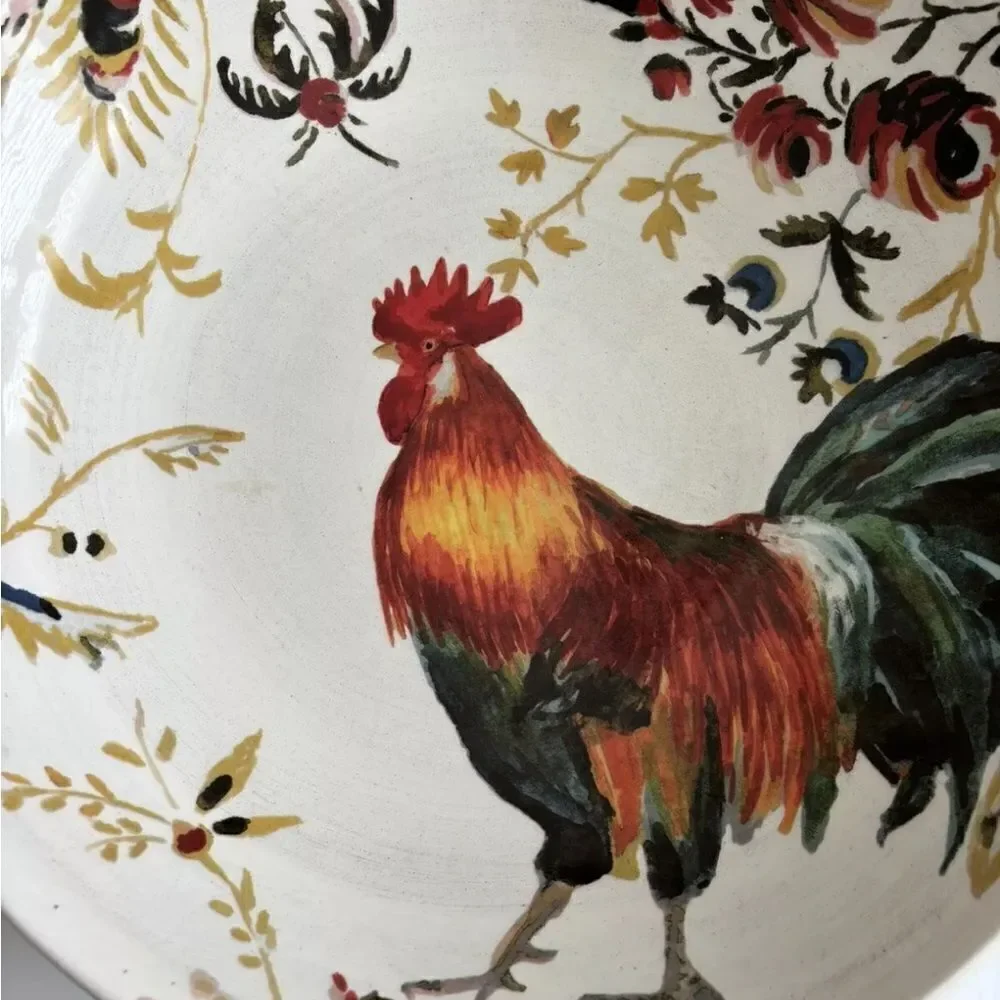 Williams Sonoma Rooster Francais Large Serving Bowl By Marc Lacaze 2008
